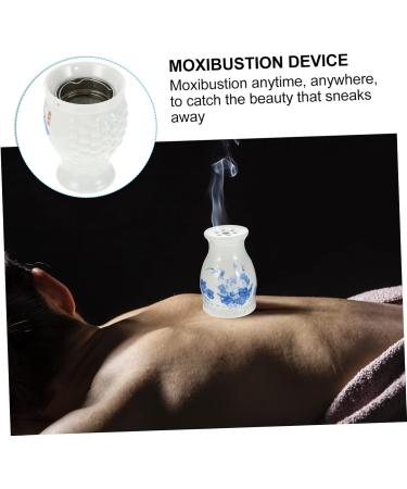 CliSpeed 2 STK Moxa Stick Holder - Smoke-Free Moxibustion Canister with Double Layer Ceramic | International Shipping - Buy Online on GoSupps.com
