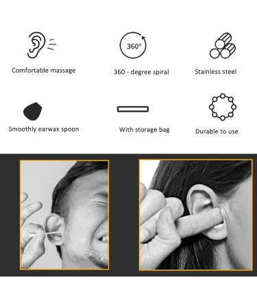 Ear Wax Removal Spiral Ear Spoon Spiral for Children for Kids for Parents for Adults - Buy Online on GoSupps.com