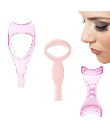 3 Piece Set Makeup Eyelash Tool Mascara Applicator Guide Tool 3In1 Eye Lash Brush Mascara Applicator Guide Reusable Eyelash Guard Guide Tool for Ladies Girls Women - Buy Online on GoSupps.com