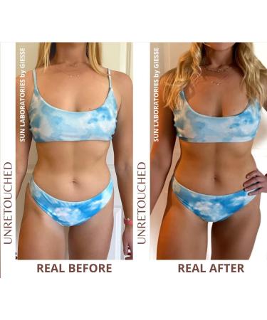 Sun Laboratories Ultra Dark Self Tanning Lotion 32 oz - Organic Extra Dark Self Tanner for Face & Body - Instant Tan Glow - Buy Online on GoSupps.com