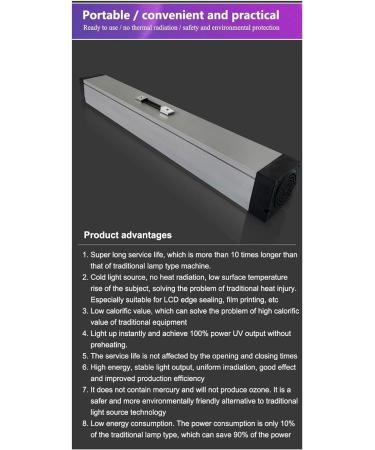 VAESHOWX 1000W UV Ultraviolet Curing Lamp 365nm 395nm 405nm Glue Resin Green Oil Solder PCB Board Coating LCD Screen Paint Varnish (Color : 395nm Size : 1) 1 395nm - Buy Online on GoSupps.com