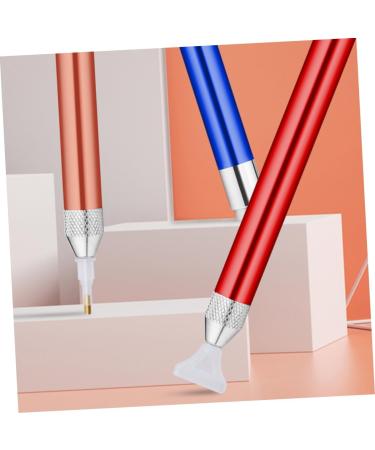 Healeved 3sets Nail Art Drill Pen Nail Decoration Nail Art Equipment Diamond+painting Nail Gems Picker Nail Tool Kit Nail Drill Pen Nail Stamping Tool Nail Set Aluminum Alloy 5d Painless - Buy Online on GoSupps.com