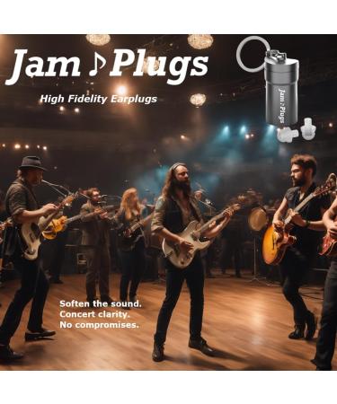 High Fidelity Ear Plugs for Concerts - Comfortable Reusable & Perfect for Music Lovers | Shop Now - Buy Online on GoSupps.com