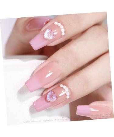 Healeved 30 Sheets Press on Sticky tabs Nail Stickers Nail Flakes Nail Glue Jelly Stickers Sticker tabs Gel Press on Nail Glue Adhesive Sticker Blue Glue Nail Art Stickers - Buy Online on GoSupps.com