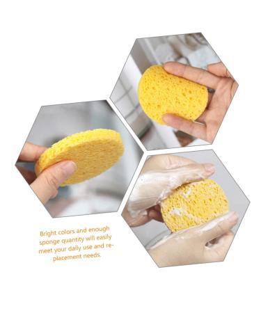 FRCOLOR 80 Pcs Round Makeup Sponges - Exfoliating Face & Cleansing Sponge Set for Makeup Removal | International Shipping Available - Buy Online on GoSupps.com