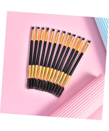 Beavorty 12pcs Eyebrow Applicator Set Eyelash Angled Brush Comb & Curler Golden Makeup Kit for Perfect Brows & Lashes - Buy Online on GoSupps.com