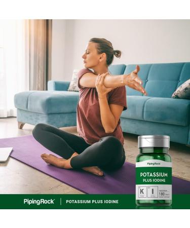 Potassium Iodide Supplement | 180 Vegetarian Tablets | Non-GMO & Gluten-Free - Buy Online on GoSupps.com