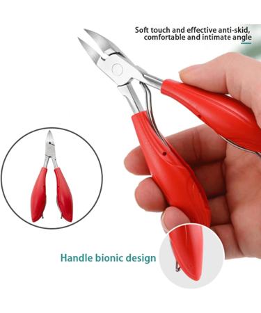 SVAASA Nail Clippers Dead Skin Dirt Remover Podiatry Cut Toenails Claw Stainless Steel Toe Nail Clippers Cuticle Nippers Manicure Pedicure Cutters (Color : Schwarz) - Buy Online on GoSupps.com