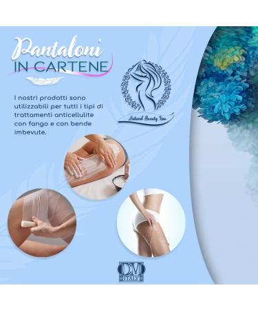 Cartene Pants for Mud & Anti-Cellulite | Made in Italy | 5 Pieces for Aesthetic Skin Treatments & Professional Pressotherapy - Buy Online on GoSupps.com