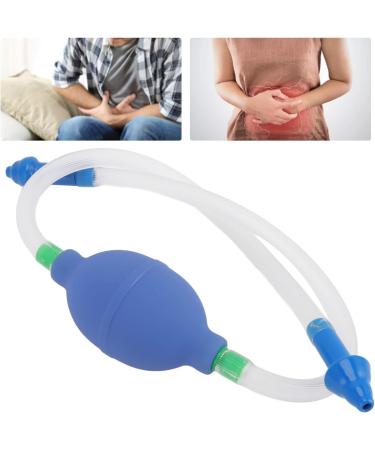 Enema Set for Constipation Relief | Blue Plastic Ball-Shaped Enema Syringe | International Shipping Available - Buy Online on GoSupps.com