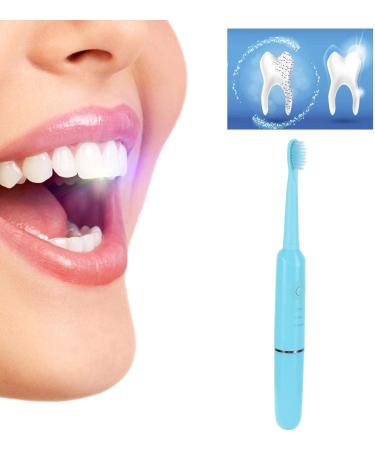 Shop Electric Power Toothbrush for Adults - 3 Modes Soft Bristles IPX7 Waterproof | Travel & Outdoor Use - Blue - Buy Online on GoSupps.com