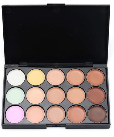 Concealer Palettes Fulltime 15 Colors Professional Natural Makeup Face Foundation Face Cream Cosmetic Contour Palette - Buy Online on GoSupps.com