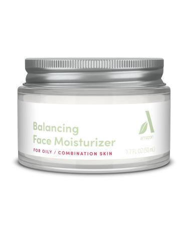 Amazon Aware Balancing Face Moisturizer with Licorice Root Extract & Vitamin C  Vegan  Formulated without Fragrance  Dermatologist Tested  Oily to Combination Skin  1.7 fl oz