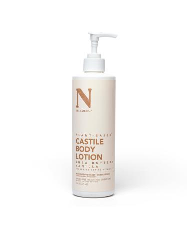 Dr. Natural Castile Body Lotion Shea Butter 16 oz - Plant-Based - Paraben-Free Sulfate-Free Cruelty-Free - Made with Organic Shea Butter - Non-Greasy - Body Lotion for Dry Skin Vanilla