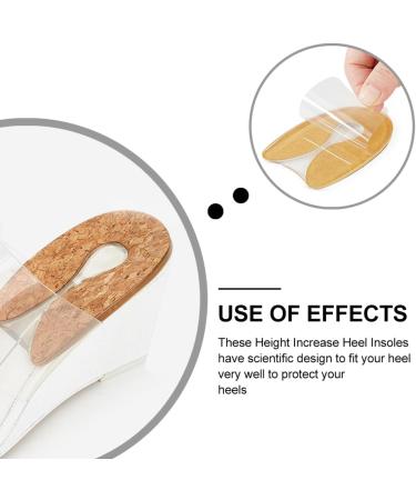 8 Pairs Transparent Heel Pad Insoles for Overpronation | Reusable Silicone Heel Protectors for Men & Women - Buy Online on GoSupps.com