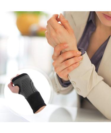 Breathable Palm Wrist Brace for Sprains | Hand Support & Compression Sleeve | Injury Recovery & Stability - 18x9.5cm - Buy Online on GoSupps.com