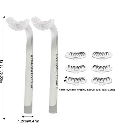 Lower Lash Stamp with Link | 2024 New Lower Eyelash Stamp | Bottom Lash Stamp for Lasting Lashes | Reusable Bottom Eyelash Stamp | Eye Makeup Tool | Natural Look for Make Up Beginner Transparent - Buy Online on GoSupps.com