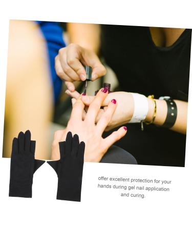 Ipetboom 4 Pairs Women's Sun Protection Gloves Gel Nail Lamp Uv Gloves Uv Gloves for Gel Manicures Uv Protection Gloves Manicure Uv Gloves for Manicure Anti-uv Nylon Accessories - Buy Online on GoSupps.com