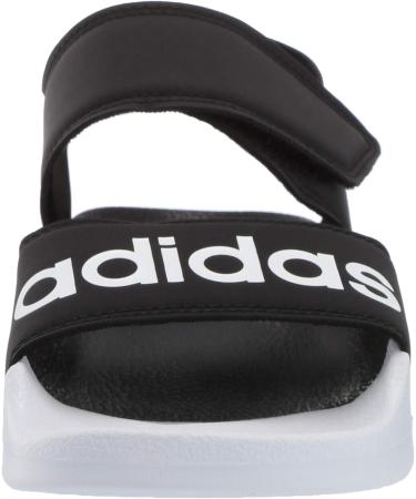 adidas Women's Adilette Sandal Slide 10 - Core Black/White - Shop Now - Buy Online on GoSupps.com