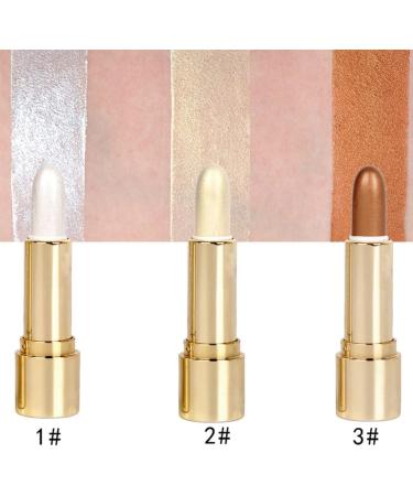 1PC Highlighter Stick Makeup Brightens Shades Pencil Face Shaping Trimming Stick 4.7g Style2. 2# - Buy Online on GoSupps.com