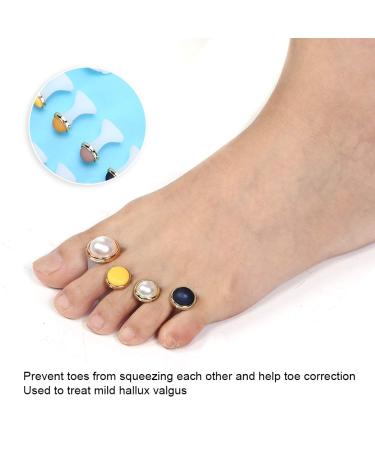 Silicone Toe Separator 8 Pcs - Washable Reusable Pedicure Care Tool for Men and Women - Buy Online on GoSupps.com