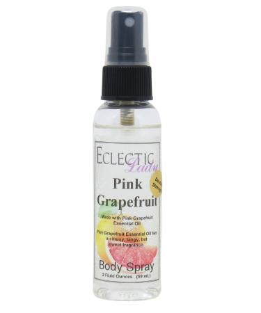 Pink Grapefruit Body Spray (Double Strength) 2 ounces Body Mist for Women with Clean Light & Gentle Fragrance Long Lasting Perfume with Comforting Scent for Men & Women Cologne with 2 Fluid Ounces (Double Strength)