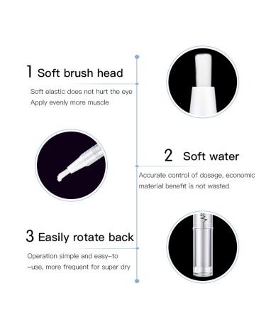 Invisible Double Eyelid Glue 5ml - Long Lasting Gel for Hooded Eyes - Double Eyelid Makeup Tool for Natural Look - Pack of 1 - Buy Online on GoSupps.com