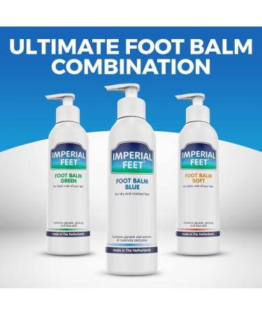 Foot Balm Blue - Cream for dry skin - For dry feet - Dry and Cracked Feet - Rosemary & Eucalyptus - 150ML - Imperial feet - Buy Online on GoSupps.com