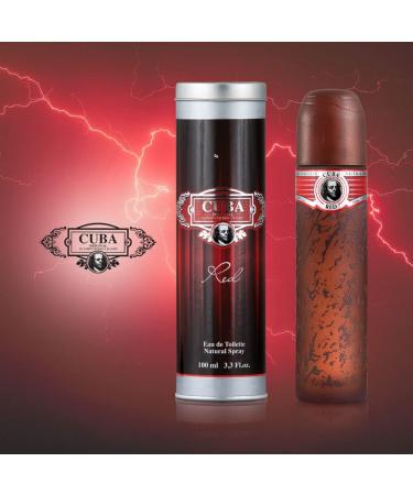 Cuba Red By Cuba For Men Edt Spray 3.3 Fl Oz Spicy 3.3 Fl Oz (Pack of 1) - Buy Online on GoSupps.com