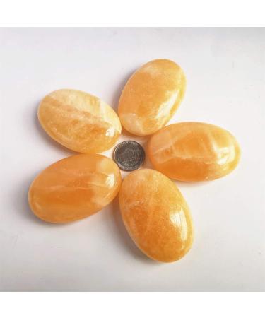 Buy Manekieko Natural Yellow Jade Worry Stones Healing Crystal Massage Spa Energy Stone for Wellness - Buy Online on GoSupps.com