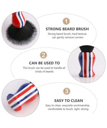 Lurrose Soft Bart Brush & Mustodle Brush Soap Bowl Set - Barber Hair Brush & Safety Razor Stand for Men - Premium Resin Grooming Kit - Buy Online on GoSupps.com