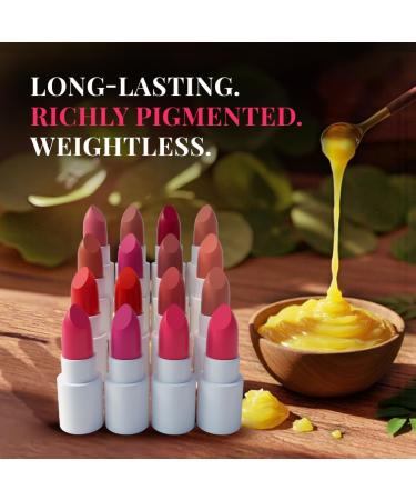 Just Herbs Ayurvedic Creamy Matte Micro Mini Lipstick Kit Lip Hydrating & Moisturizing Lipsticks for Women Suitable All Indian Tones (Pack of 16) - Buy Online on GoSupps.com