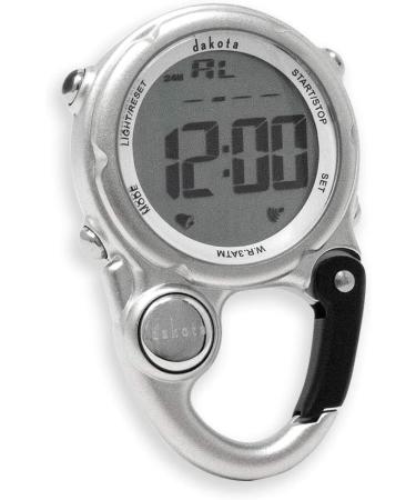Dakota Digital Clip Mini Watch - Water Resistant - Silver | Shop Now - Buy Online on GoSupps.com