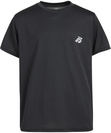 Pro Athlete Boys Athletic T-Shirt 2 Pack (8-16) Black/Charcoal King - Active Performance Dry-Fit Sports Tee - Buy Online on GoSupps.com