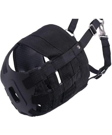 QHP Black Grazing Mask with Nostrils for Ponies - International Shipping Available - Buy Online on GoSupps.com