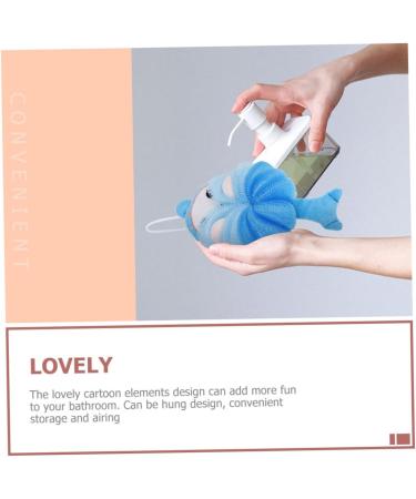 Housoutil 8 Pcs Cute Bath Sponges Set - Kid-Friendly Exfoliating Shower Pouf & Soft Body Scrubber for Kids and Babies - Ideal for Gentle Cleansing & Bath Time Fun - Buy Online on GoSupps.com