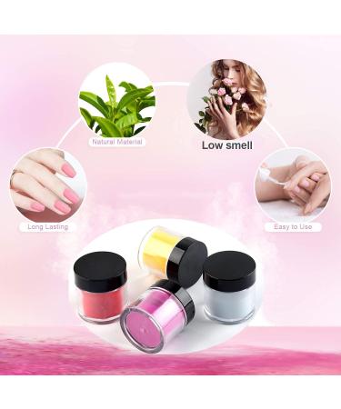 TEEROVA 24 Colors Acrylic Nail Powder Set for DIY Nail Art - Professional Nail Extension Powders for 3D Decoration - Popular Kit for Beginners - Buy Online on GoSupps.com