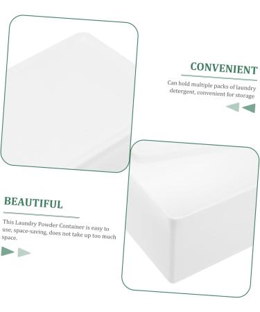 NOLITOY Box Sheet Laundry Storage Box Plastic Drawers Organization Bucket Fragrant Chic 16.8X11X7.5CM White - Buy Online on GoSupps.com