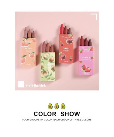 Premium 3pcs Lipstick Set - Waterproof Matte Lip Glaze Long-lasting Non-Stick Cup Colors Perfect Nude Shades for Stunning Lips - Buy Online on GoSupps.com