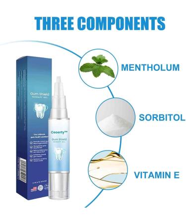 Dentiz Gum Protection Therapy Gel & Tooth Whitening Pencil - Rejuvenate Gums & Treat Recessions (2PC) - International Shipping - Buy Online on GoSupps.com