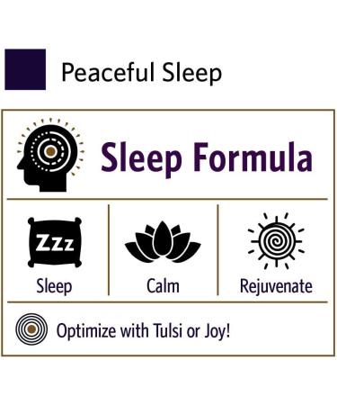 Organic India Peaceful Sleep Herbal Supplement - Vegan, Non-GMO, USDA Organic, 90 Capsules for Energy & Relaxation - Buy Online on GoSupps.com