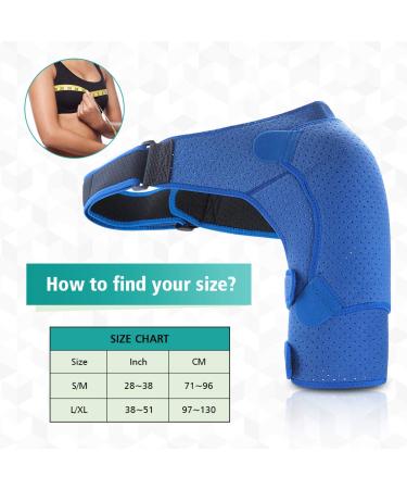 Shoulder Support for Men & Women - Rotator Cuff Stabilization for AC Joint Bursitis & Tendon Inflammation - Buy Online on GoSupps.com