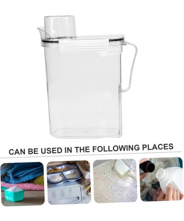 Baluue 3pcs Laundry Storage Box Laundry Holder Fabric Softener Liquid Lotion Transparent Plastic 1 count (Pack of 1) Transparentx3pcs - Buy Online on GoSupps.com