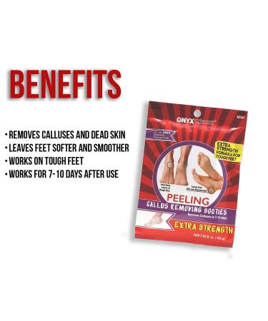 Onyx Professional Cracked Heel Stick & Foot Peel Mask Set for Smooth Baby Soft Feet - Buy Online on GoSupps.com