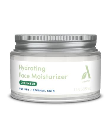 Amazon Aware Hydrating Face Moisturizer with Avocado & Almond Oils  Squalane & Cocoa Butter  Vegan  Cucumber  Dermatologist Tested  Normal to Dry Skin  1.7 fl oz