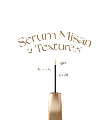 Misan Abera Eyelash Growth Serum - Lash Booster and Enhancer | Pack of 1, 2, or 3 - Regenerating and Nourishing for Longer, Thicker Lashes | 0.18 Fl oz Per Item - Buy Online on GoSupps.com