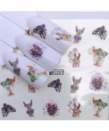 Decoration Leaf Sliders Blossom Flower Butterfly-shape Cartoon Nail Art Stickers Animal Image Flower Leaves Cute Panda(A1251) - Buy Online on GoSupps.com