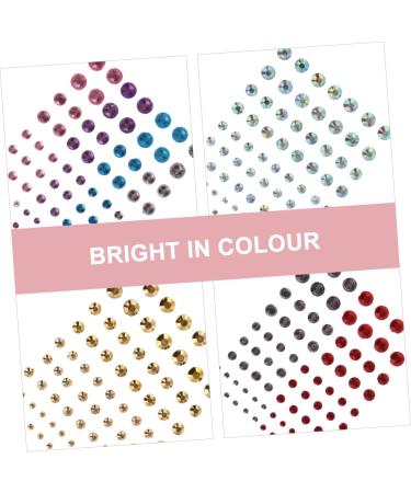 FRCOLOR 5 Sheets Eye Patch Crystal Jewellery Gemstones with Crystal Face Face Embellishment Nail Art Stickers Rhinestones Eye Acrylic Rhinestone Stickers Body Jewel Accessories - Buy Online on GoSupps.com