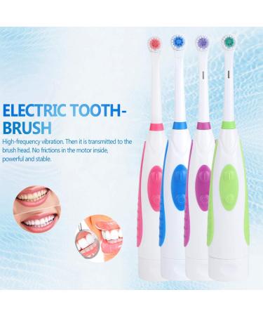 Buy Ultra-Sonic Electric Toothbrush for Adults - 4 Replacement Heads Deep Clean & Fresh Breath (Blue) - Best International Shipping - Buy Online on GoSupps.com
