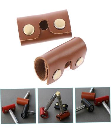 Alipis 10 STK Safety Razor for Men - Travel Leather Holster & Protective Cover - Premium Synthetic Leather Shaving Kit - Buy Online on GoSupps.com